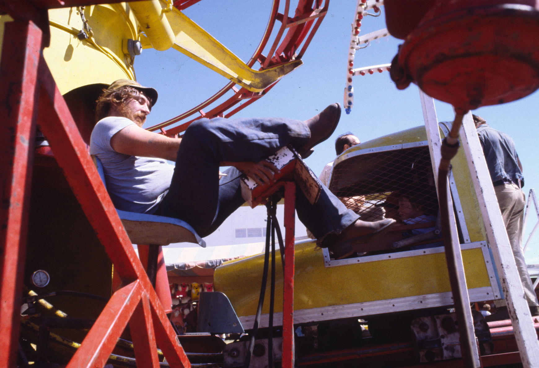 Testing the Toboggan ride